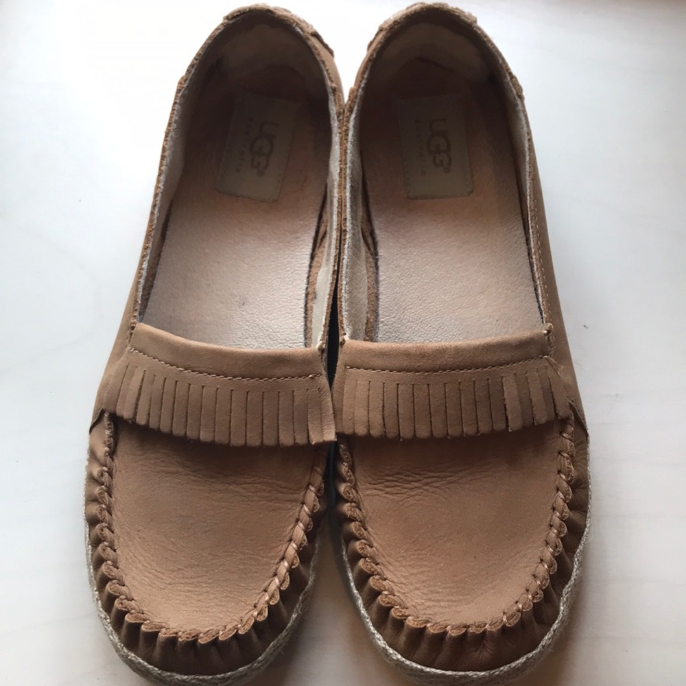 Tan Ugg moccasins